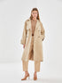 LC Waikiki Women's Jacket Collar Plain Trench Coat